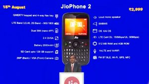 Jio Phone 2 Price Specification Features