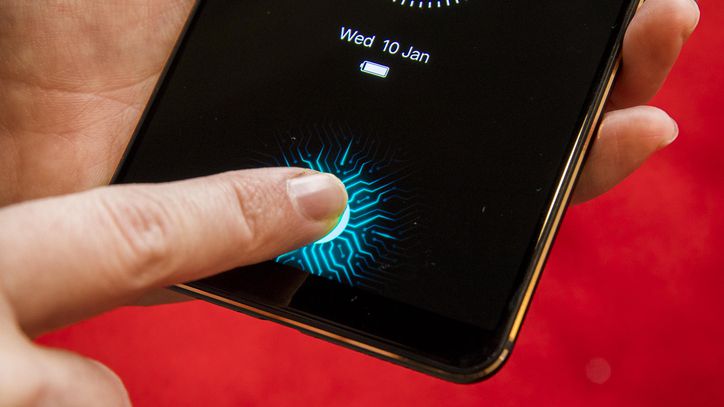 fingerprint inside screen