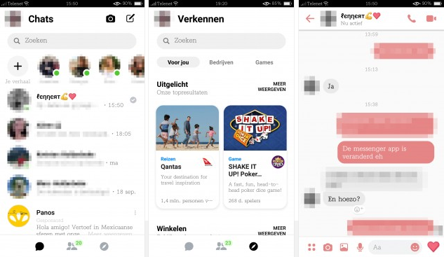 Facebook Messenger New Update Dark Mode