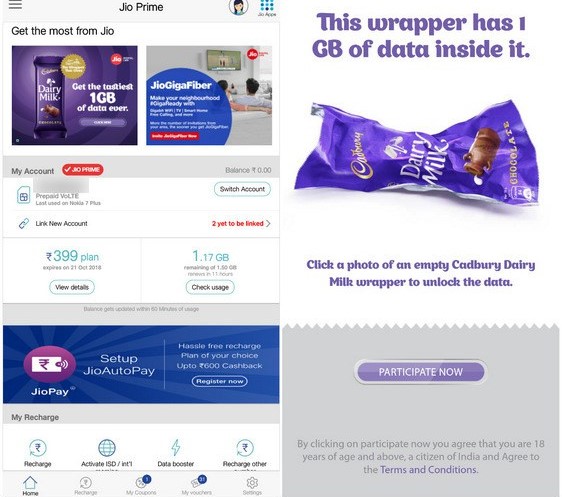 Jio Cadbury Offer