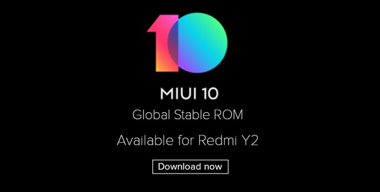 Miui 10 For Redmi Y2
