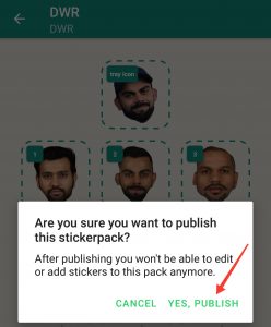 Whatsapp Sticker Publish