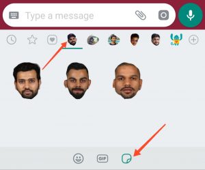 Whatsapp Sticker View