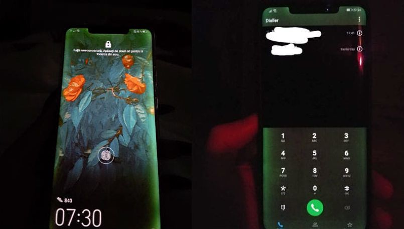 Huawei P20 Pro Screen Bleeding Issue