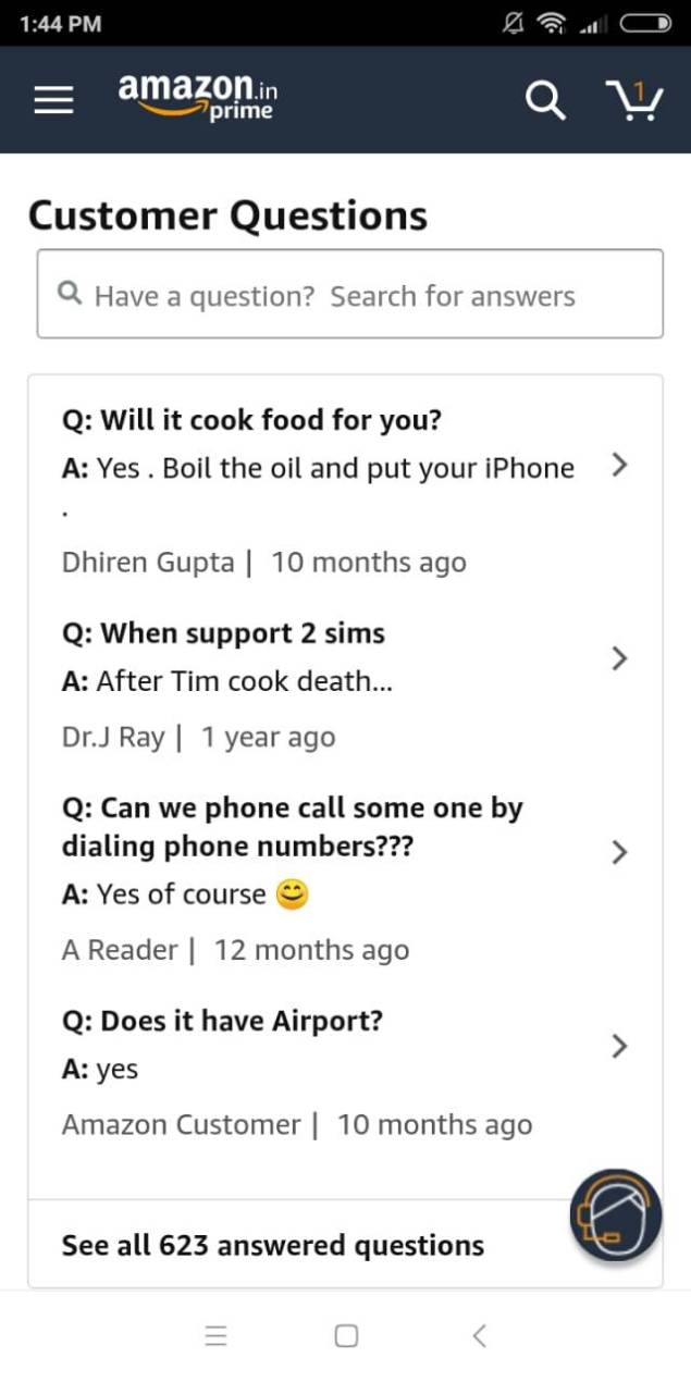 Weird Questions and Hilarious Answers About iPhone on Amazon; Must Check