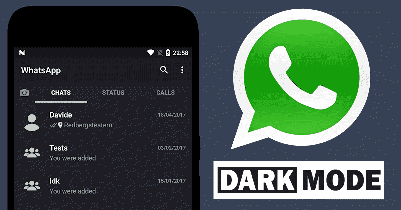 Whatsapp Dark Mode Feature For Android