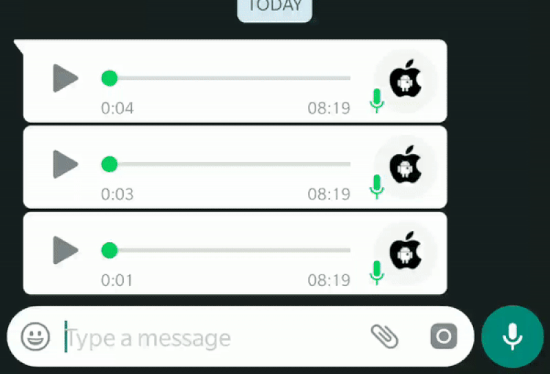 Consecutive Voice Messages On Whatsapp