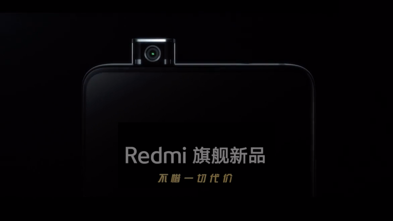Redmi Flagship Smartphone Pop Up Camera