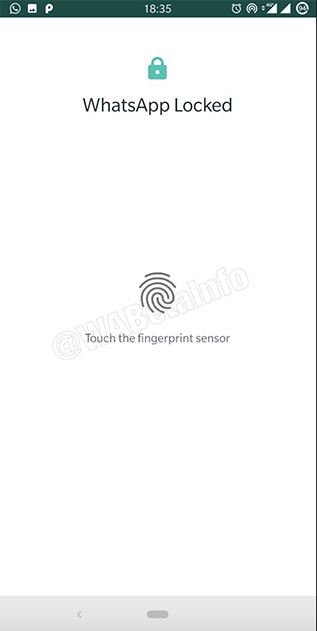 Whatsapp Fingerprint Lock Android
