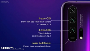 Honor 20 Pro Camera Specs B