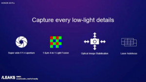 Honor 20 Pro Camera Specs C