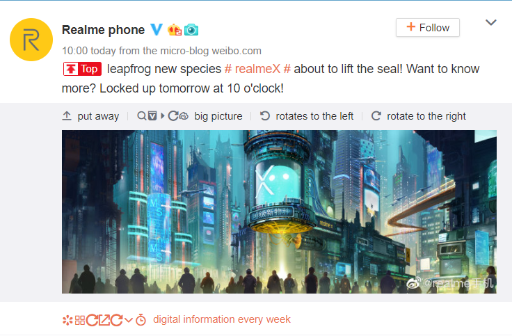 Realme X Announcement