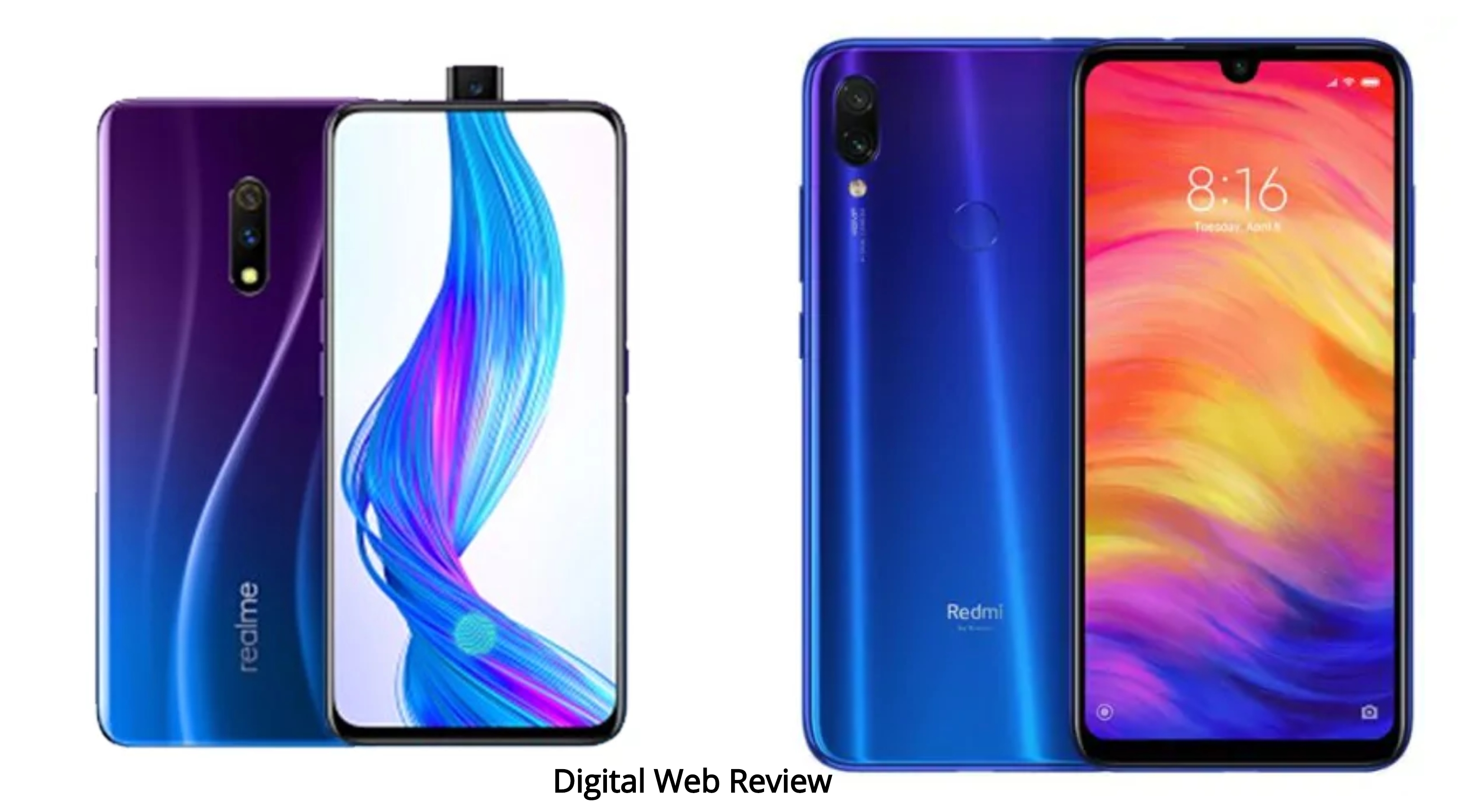 Realme X Vs Redmi Note 7 Pro