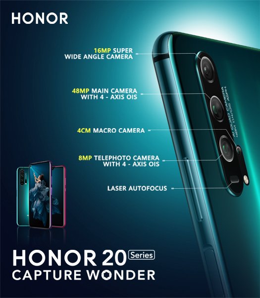 Honor 20 Series Specifications
