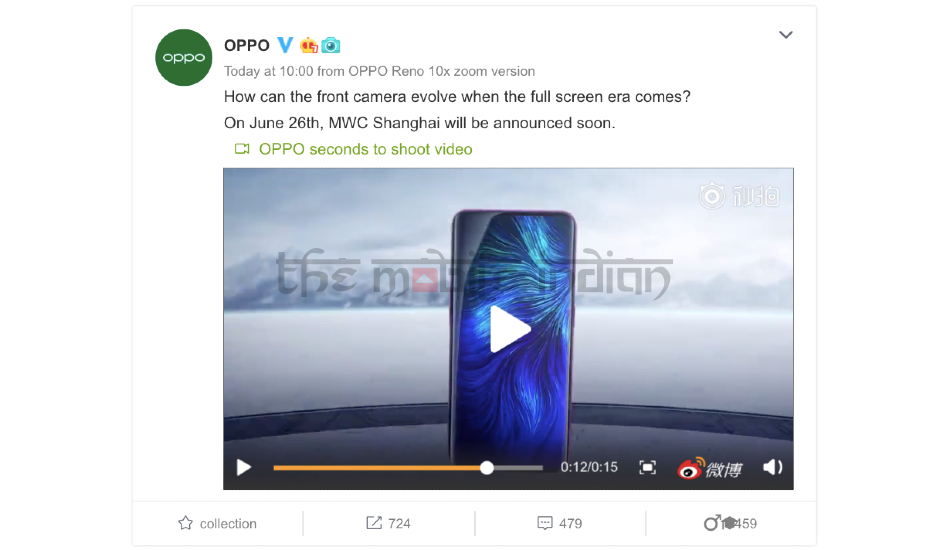 Oppo In Display Camera A