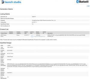 Oppo Cph1931 Bluetooth