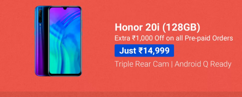 Honor 20i Big Shopping Days Offers
