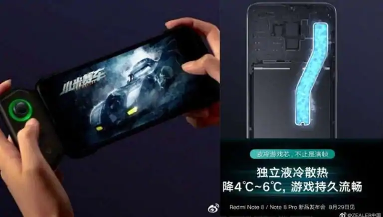 Xiaomi Redmi Note 8 Pro Liquid Cooling Weibo 768x435