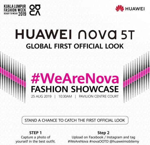 Nova 5t Launch Event Poster
