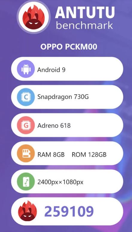 Oppo Reno2 Antutu