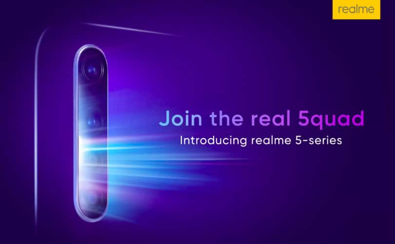 Realme 5 Launch Teaser