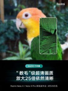 Redmi Note 8 Pro 25x Zoom Teased
