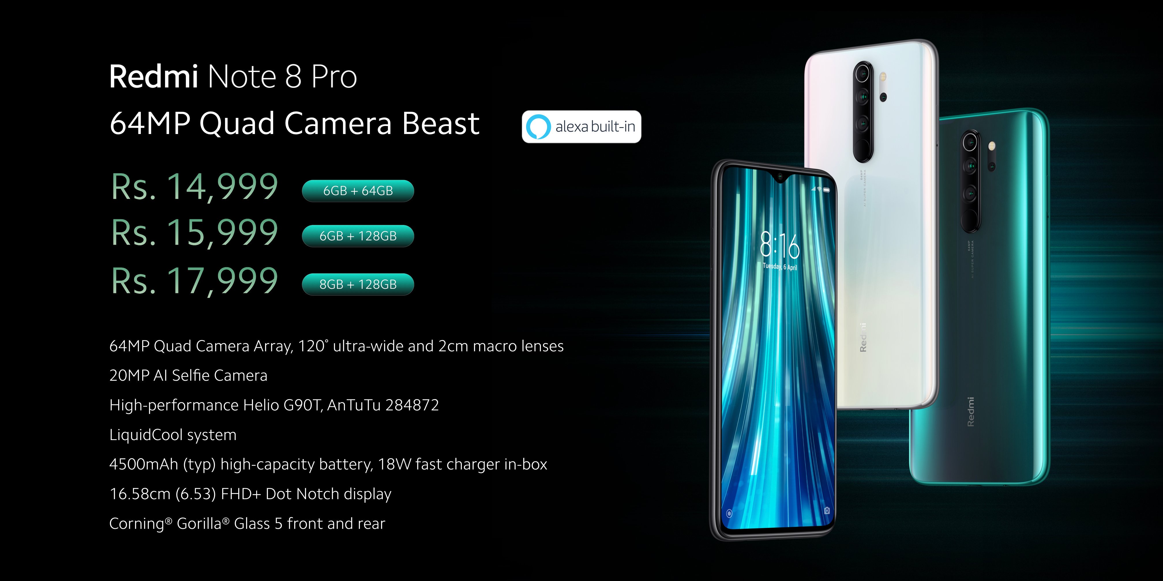 Redmi Note 8 Pro Price Specifications