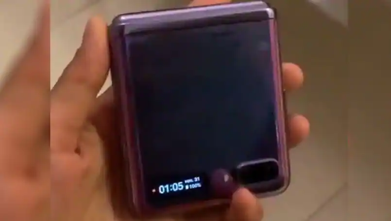 Samsung Galaxy Z Flip Leaked Video