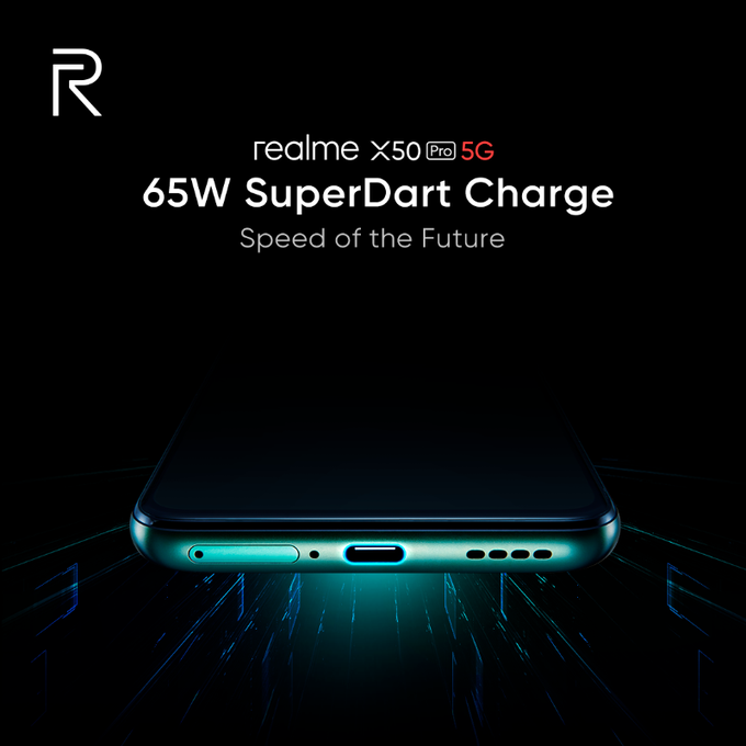 Realme X50 Pro 65w Super Dart Charging