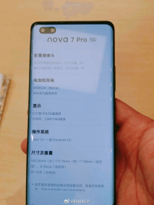 Nova 7 Pro 5g