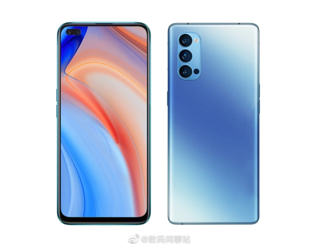 Oppo Reno4 render and specifications surface online | Digital Web Review