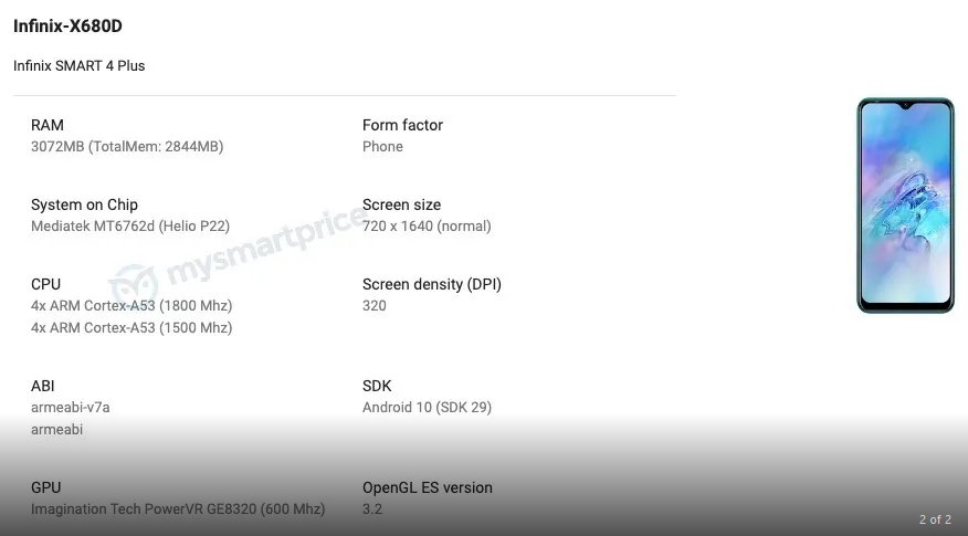 Infinix Smart 5 Plus