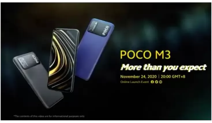 Poco M3 Design Specifications Leaked