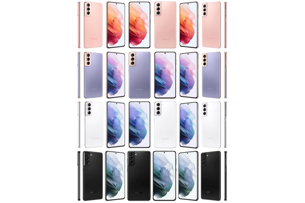 Samsung Galaxy S21, Galaxy S21+, Galaxy S21 Ultra Official Images