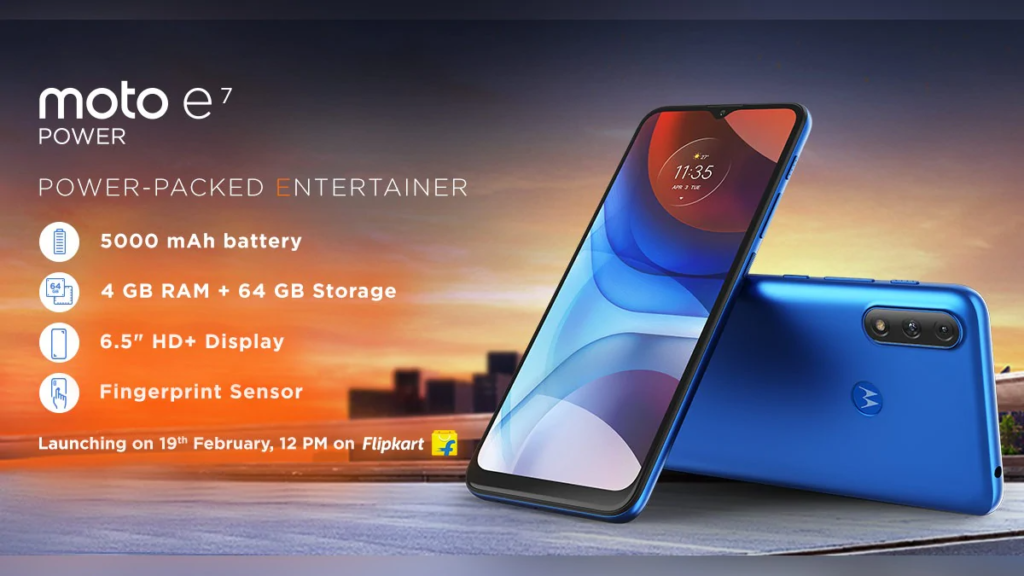 Moto E7 Power Launched In India