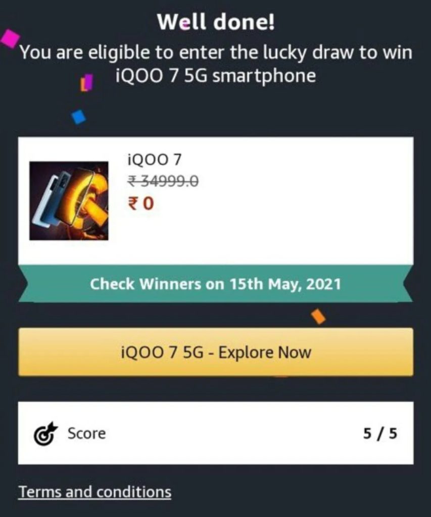 Iqoo 7 India Price Image