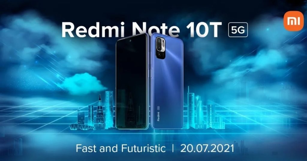 Redmi Note 10t 5g India Launch
