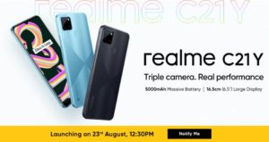 Realme C21y Launch In India