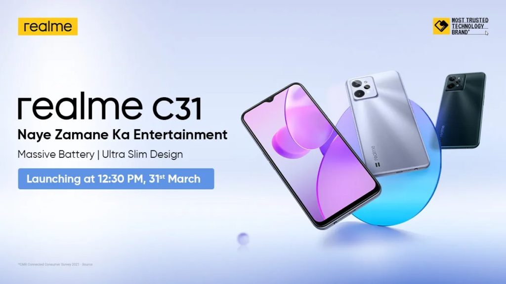 Realme C31 India Launch