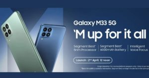 Samsung Galaxy M33 5g Landing Page Amazon