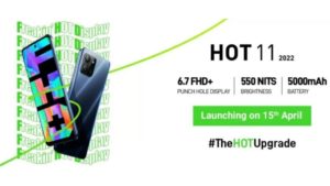 Infinix Hot 11 2022 India Launch