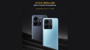 Iqoo Z6 Pro India Launch