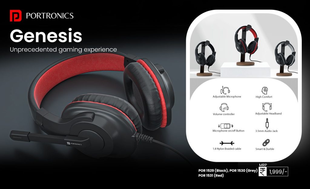 Portronics Genesis Gaming Headphone