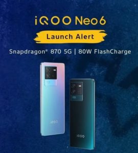 Iqoo Neo 6 First Teaser For India