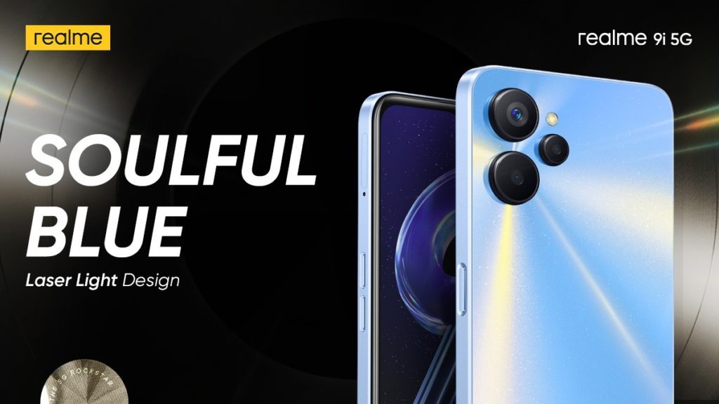 Realme 9i 5g Soulful Blue Colour Variant